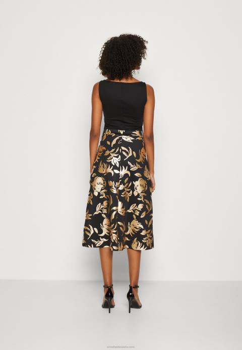 mujer vestido de día negro Anna Field 84Z824