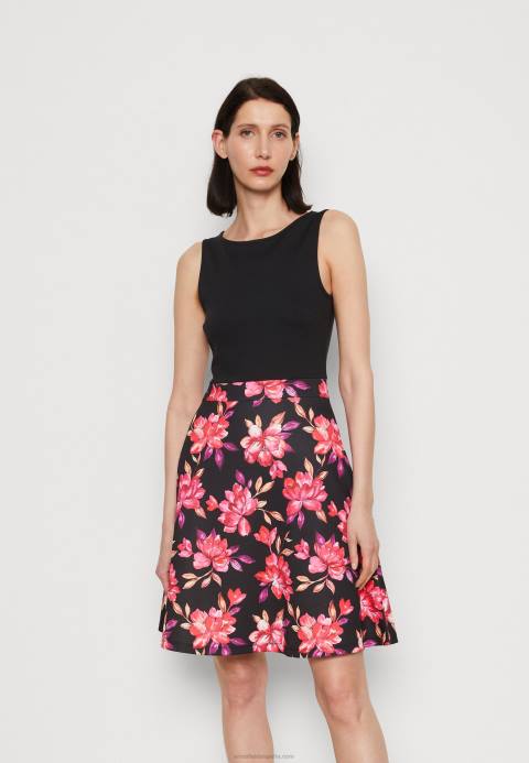 mujer vestido de día negro/rojo/morado Anna Field 84Z811