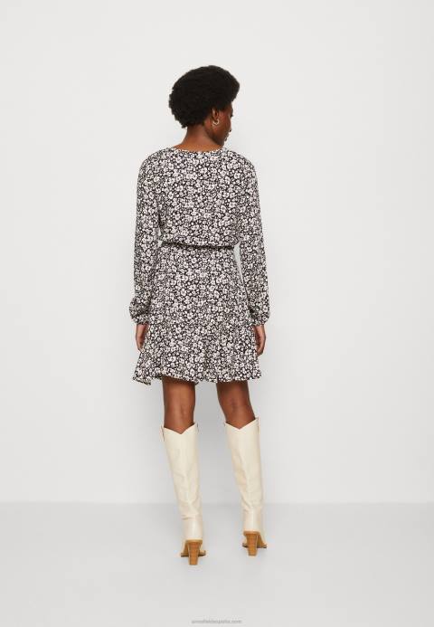 mujer vestido de dia negro/blanco Anna Field 84Z825