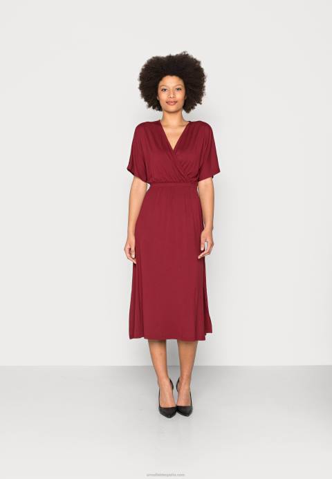 mujer vestido de jersey burdeos Anna Field 84Z8118