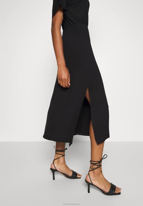 mujer vestido de jersey negro Anna Field 84Z8101