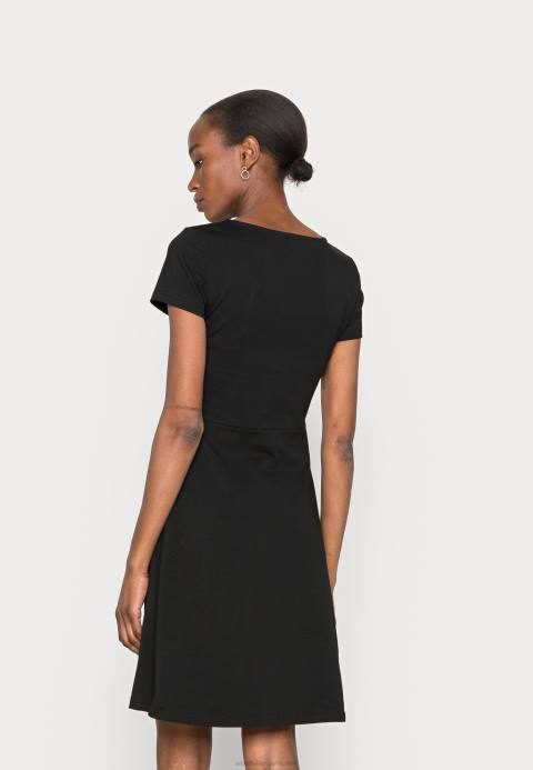 mujer vestido de jersey negro Anna Field 84Z8103