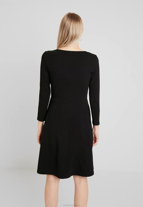 mujer vestido de jersey negro Anna Field 84Z8120