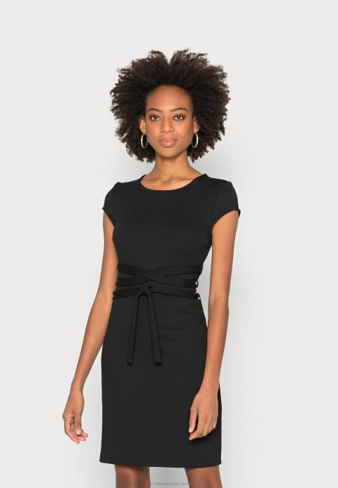 mujer vestido de jersey negro Anna Field 84Z8131