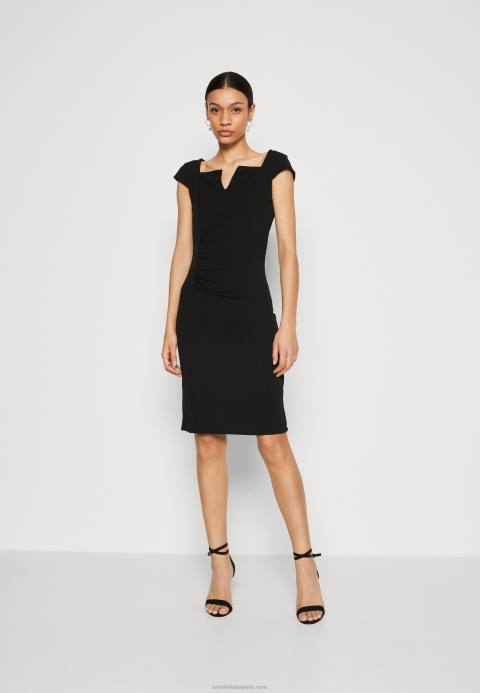 mujer vestido de jersey negro Anna Field 84Z8133