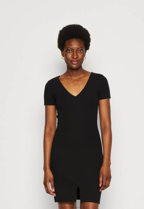 mujer vestido de jersey negro Anna Field 84Z8137