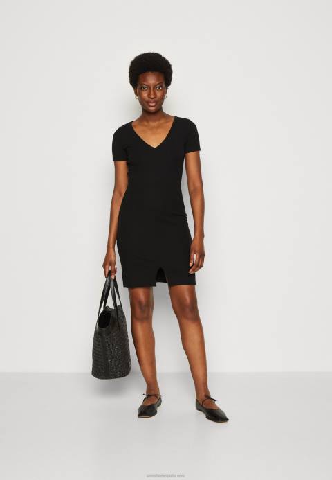 mujer vestido de jersey negro Anna Field 84Z8137