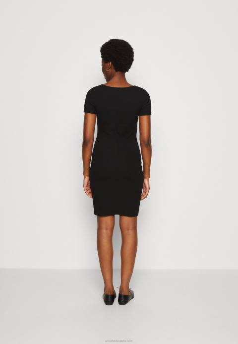 mujer vestido de jersey negro Anna Field 84Z8137