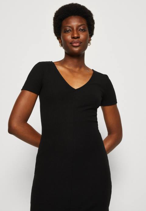 mujer vestido de jersey negro Anna Field 84Z8137