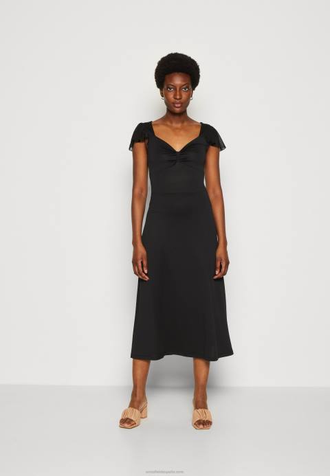 mujer vestido de jersey negro Anna Field 84Z8160