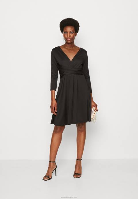 mujer vestido de jersey negro Anna Field 84Z8165