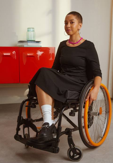 mujer vestido de jersey negro Anna Field 84Z8181