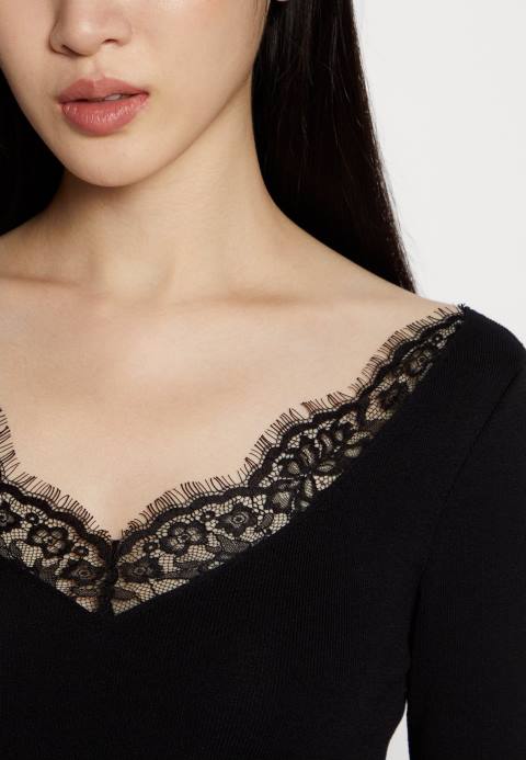 mujer vestido de jersey negro Anna Field 84Z8236