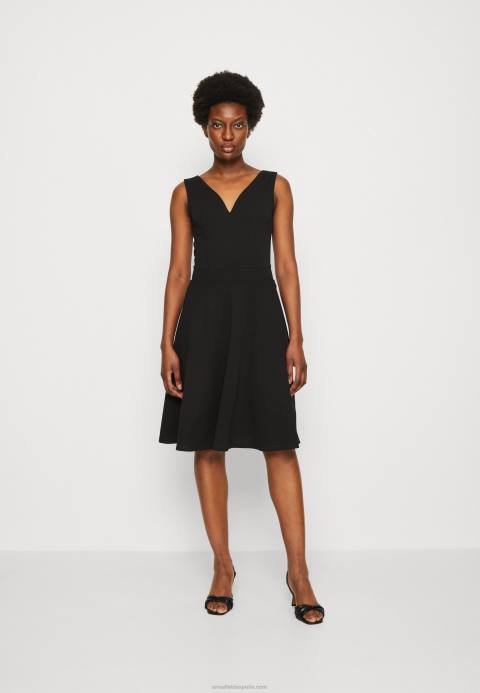 mujer vestido de jersey negro Anna Field 84Z844