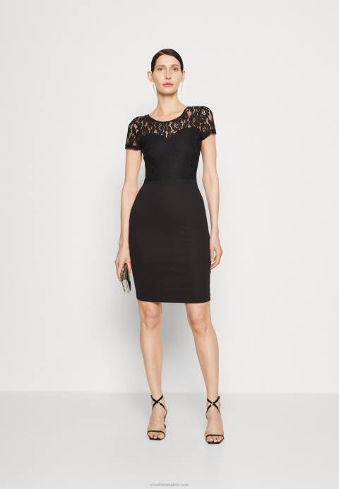 mujer vestido de jersey negro Anna Field 84Z858