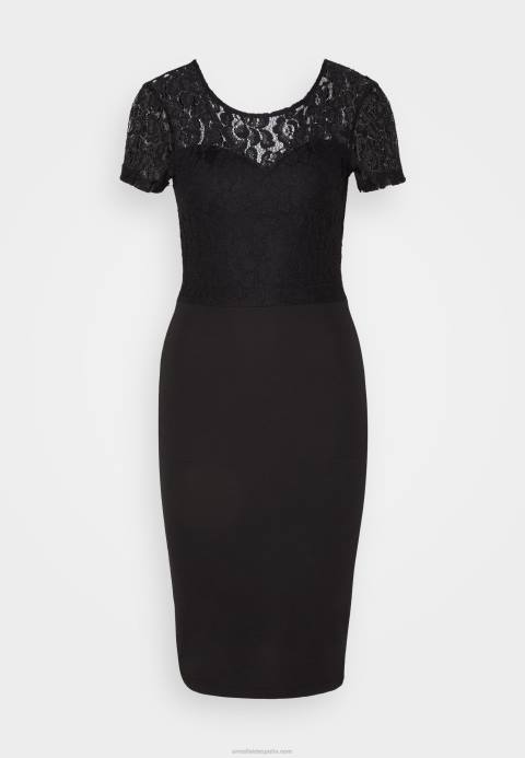 mujer vestido de jersey negro Anna Field 84Z858