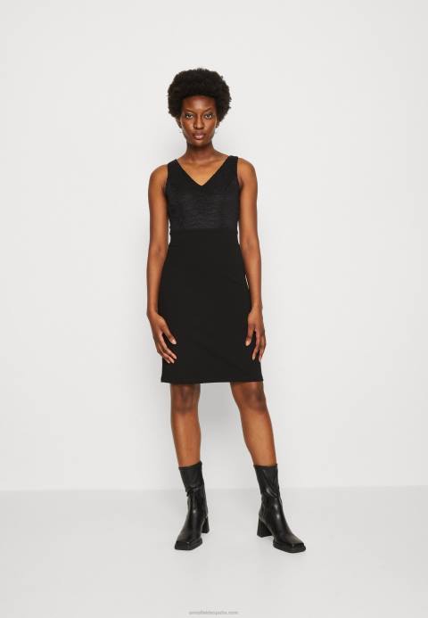 mujer vestido de jersey negro Anna Field 84Z863