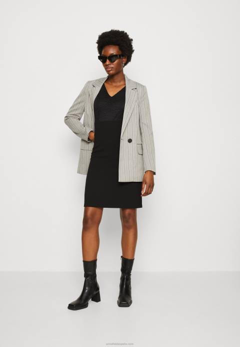 mujer vestido de jersey negro Anna Field 84Z863