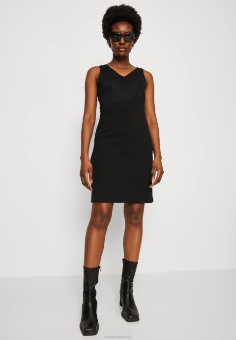 mujer vestido de jersey negro Anna Field 84Z863