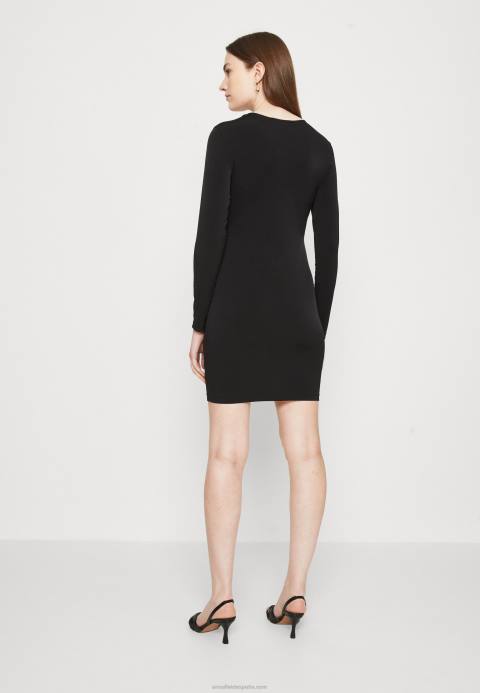 mujer vestido de jersey negro Anna Field 84Z866