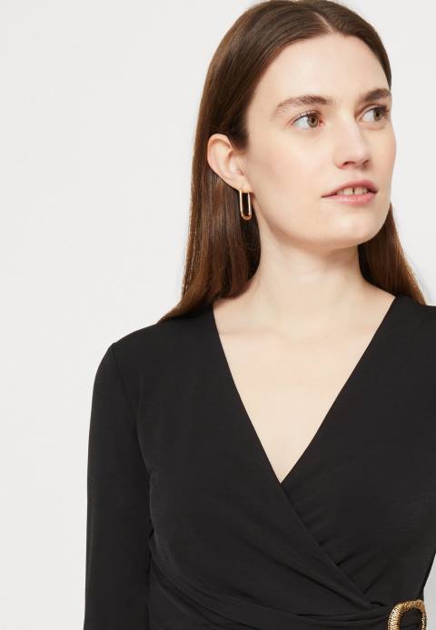 mujer vestido de jersey negro Anna Field 84Z866