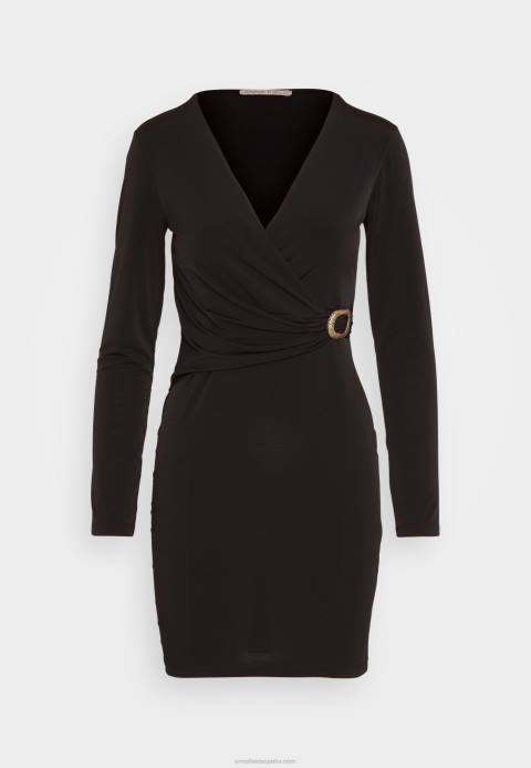 mujer vestido de jersey negro Anna Field 84Z866