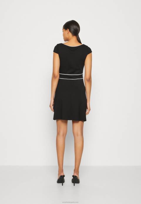 mujer vestido de punto negro/blanco Anna Field 84Z8113