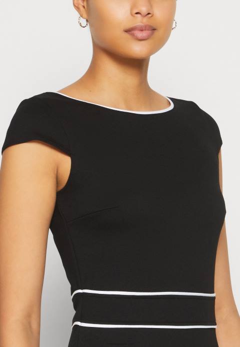 mujer vestido de punto negro/blanco Anna Field 84Z8113