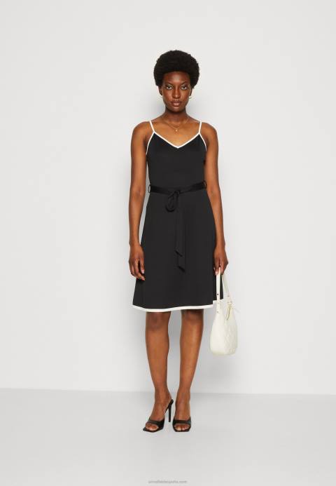 mujer vestido de punto negro/blanco Anna Field 84Z8115