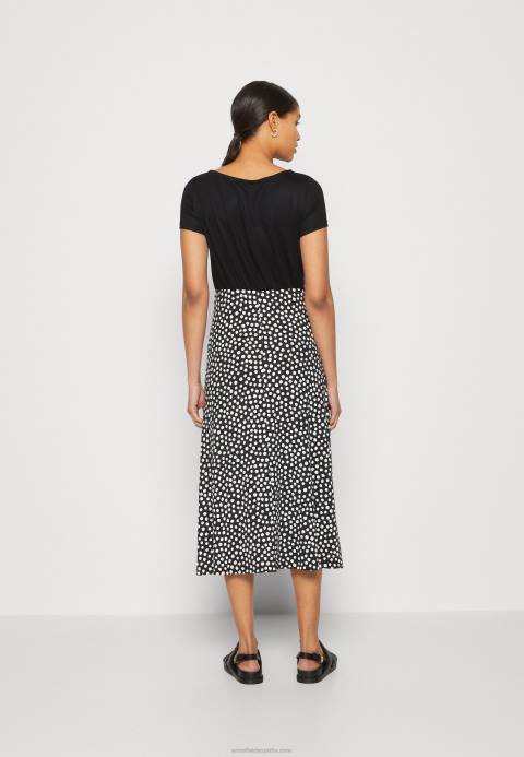 mujer vestido de punto negro/blanco Anna Field 84Z8171