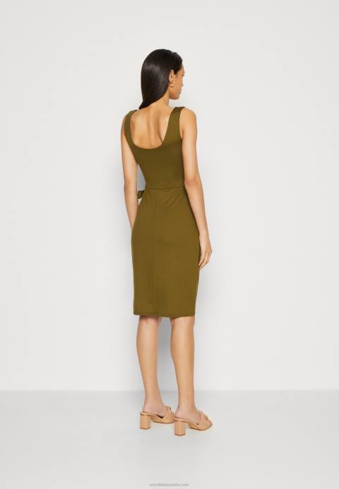 mujer vestido de punto verde oliva Anna Field 84Z897