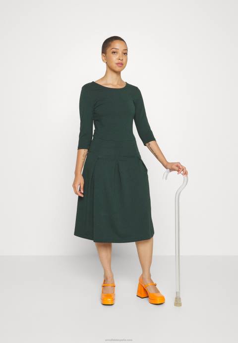 mujer vestido de punto verde oscuro Anna Field 84Z8190