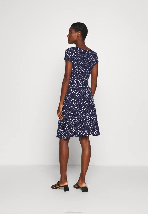 mujer vestido jersey azul marino/blanco Anna Field 84Z8129