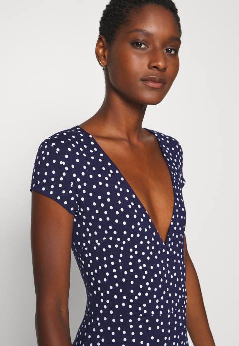 mujer vestido jersey azul marino/blanco Anna Field 84Z8129