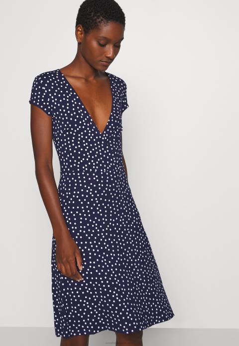 mujer vestido jersey azul marino/blanco Anna Field 84Z8129