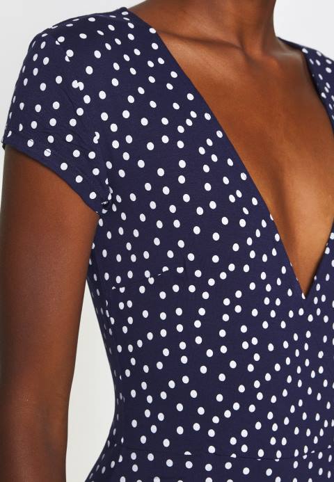 mujer vestido jersey azul marino/blanco Anna Field 84Z8129