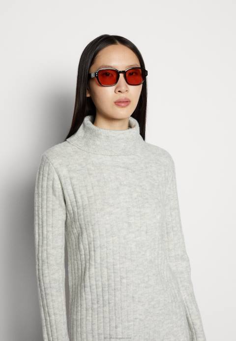 mujer vestido jersey jaspeado gris claro Anna Field 84Z8213