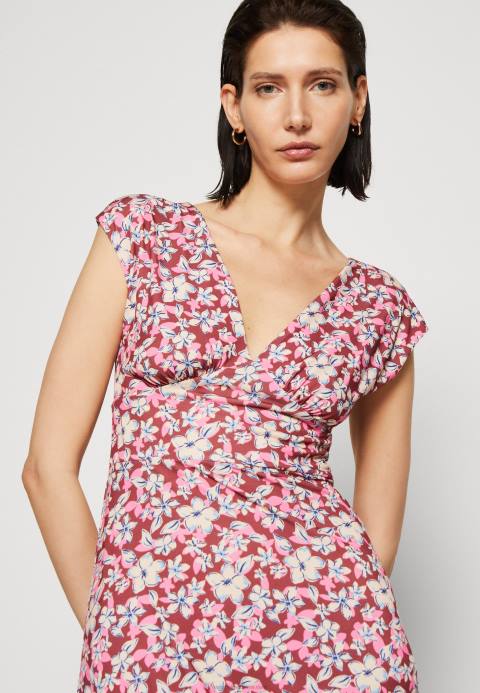 mujer vestido jersey marrón/beige/rosa Anna Field 84Z8123