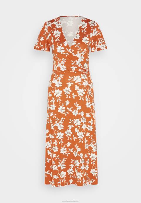 mujer vestido jersey marrón/blanco Anna Field 84Z8185