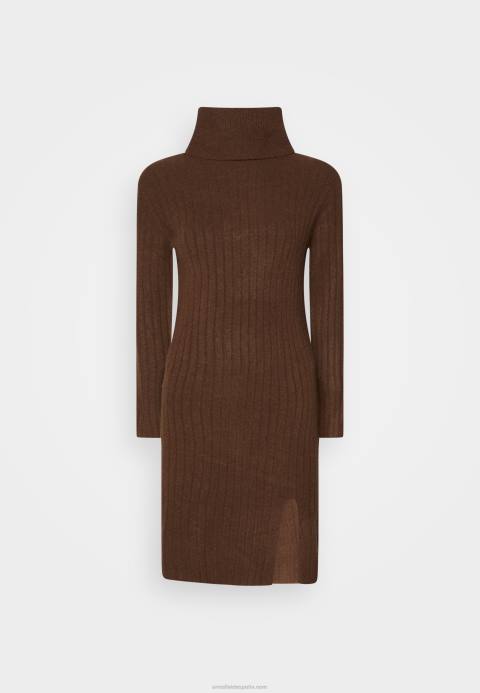 mujer vestido jersey marrón oscuro Anna Field 84Z8210