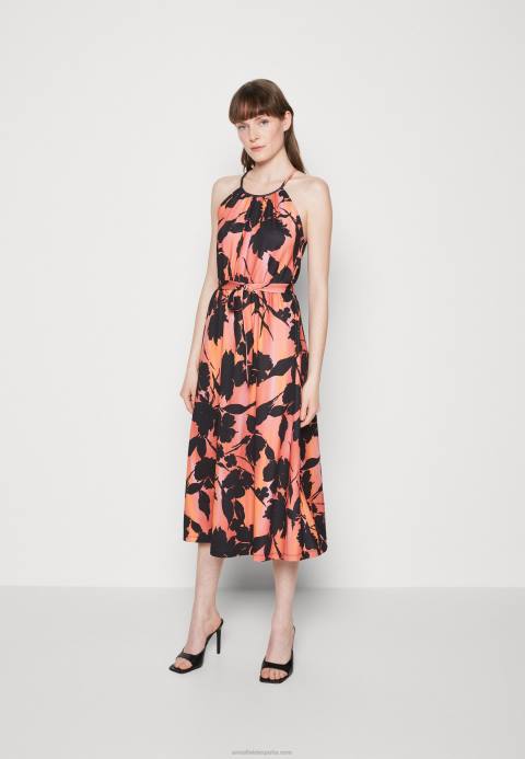 mujer vestido jersey negro/naranja Anna Field 84Z847