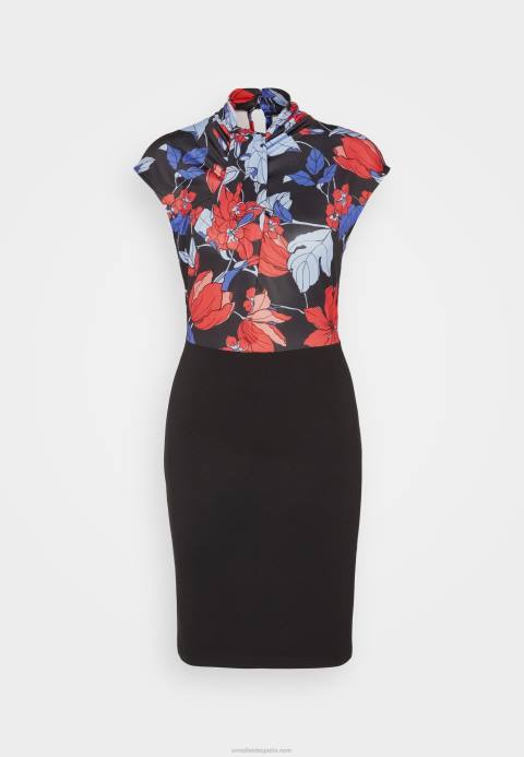 mujer vestido jersey negro/rojo/azul Anna Field 84Z8184