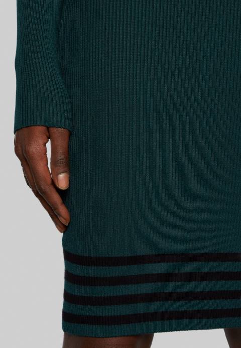 mujer vestido jersey verde oscuro/negro Anna Field 84Z8201