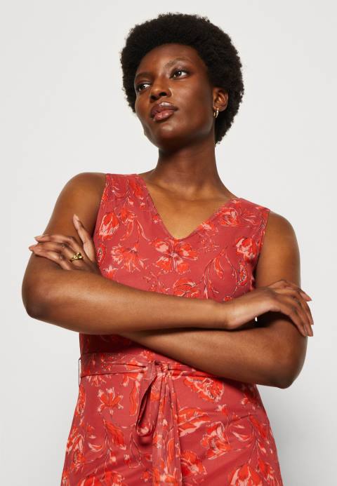 mujer vestido recto beige/rosa/multicolor Anna Field 84Z8212