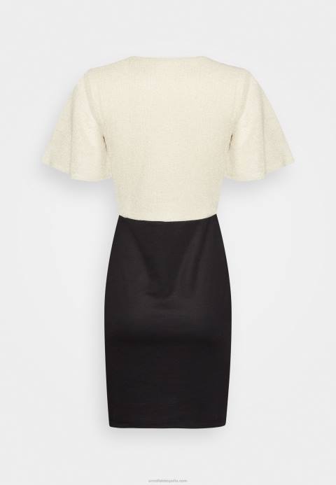 mujer vestido recto dorado/negro Anna Field 84Z8206