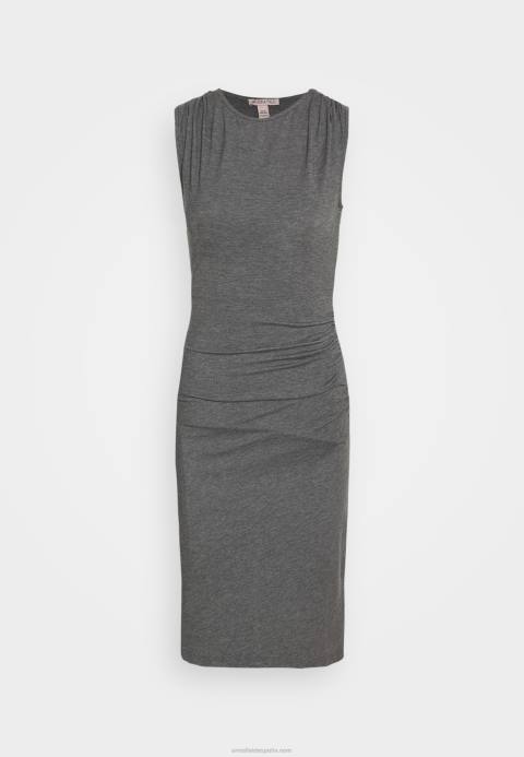 mujer vestido recto gris jaspeado Anna Field 84Z894