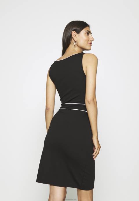 mujer vestido recto negro/blanco Anna Field 84Z895