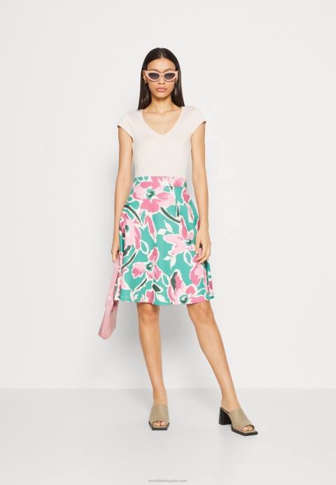 mujer vestido vaquero blanco/verde/rosa Anna Field 84Z868