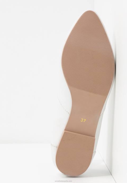 mujer bailarinas de cuero bailarinas blancas Anna Field 84Z82135