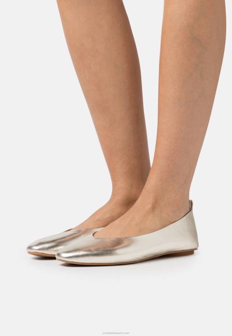 mujer bailarinas de cuero dorado Anna Field 84Z82108